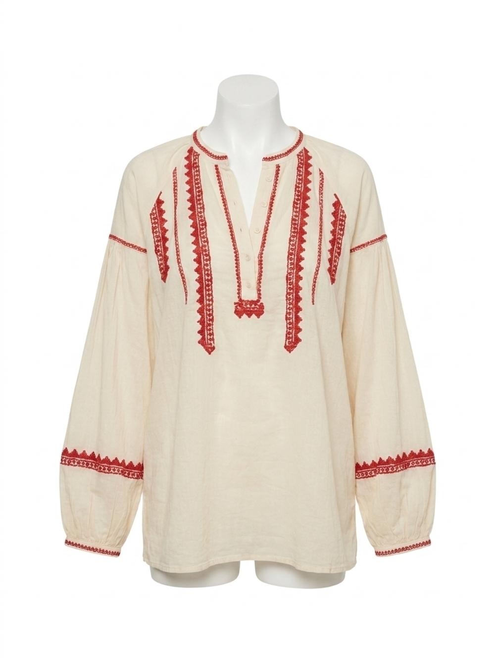 NEW MAISON HOTEL irina billowy sleeves blouse in bell pepper
